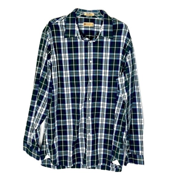 ❤️ 🆕 HAGGER Button Down Shirt Size 17.5 - Picture 1 of 5